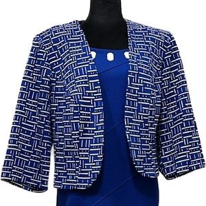 Lovely, two-piece dress and blazer set